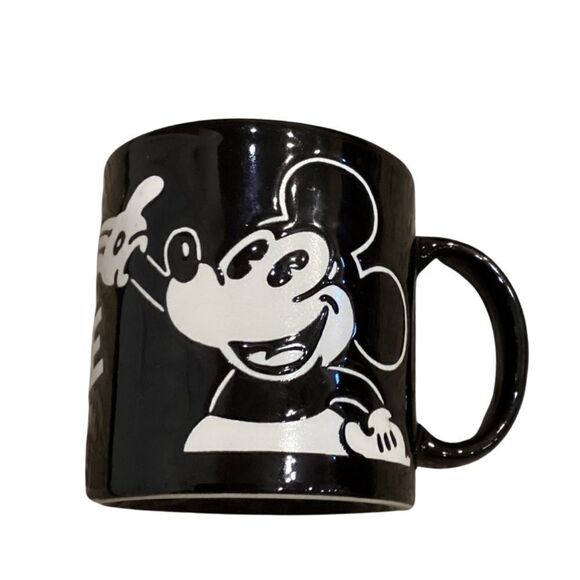 Disney Mickey Mouse Ta-daa Black 4" Coffee Mug - Picture 4 of 9